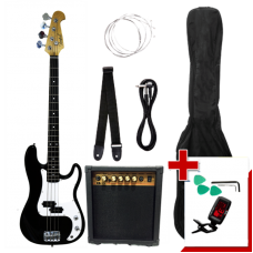 Firefeel S104BK Bas gitara PAKET Firefeel S104BK Bas gitara PAKET