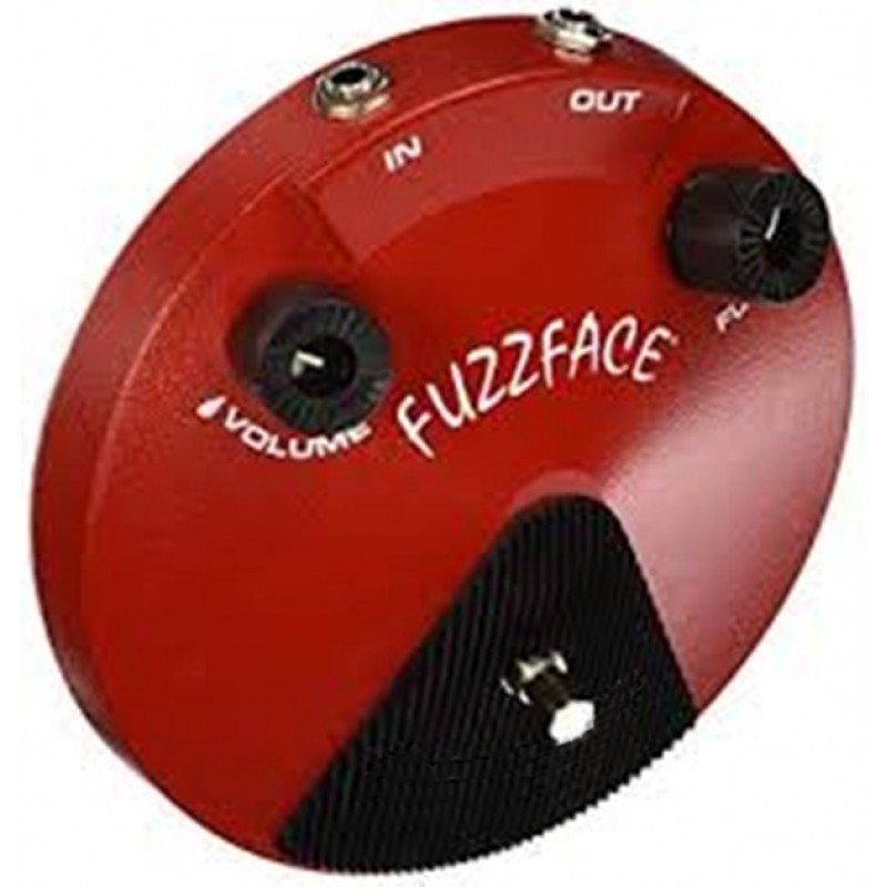 Dunlop FFM 2 / FFM2 Fuzz Face Germanium Mini Red Distortion Pedaal Exclusief Adapter